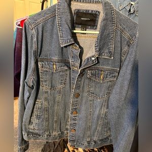 Forever 21 plus size denim jacket